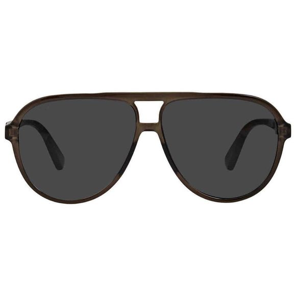 NEW Gucci Grey Aviator Men's Sunglasses - Picture 2 of 4